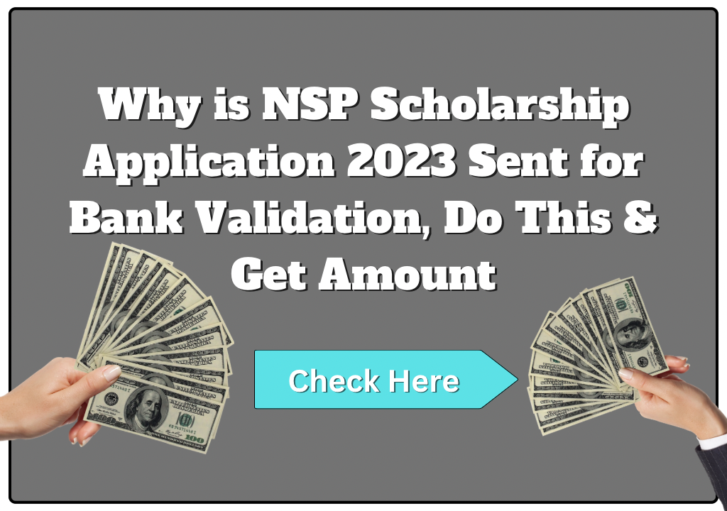 NSP Scholarship Application 2023